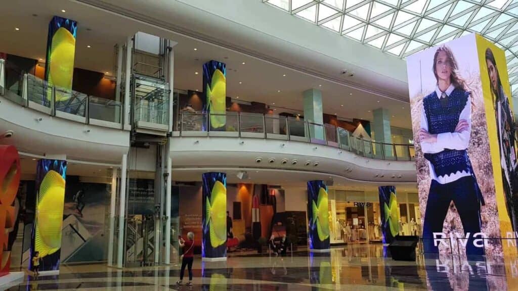 DYNAMO LED DISPLAYS GIGANTIC LED SCREENS AT MUSCAT GRAND MALL