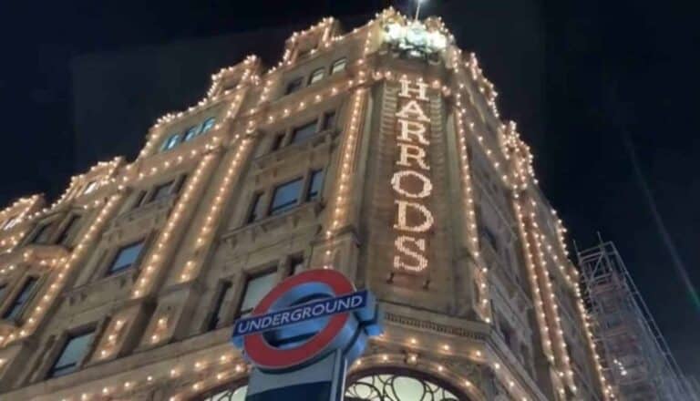 LED Tickers Harrods