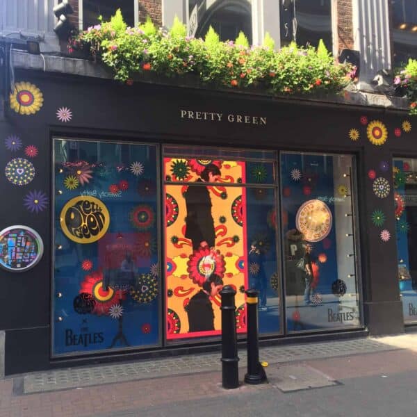 LED Screens in Pretty Green Windows - London and Liverpool