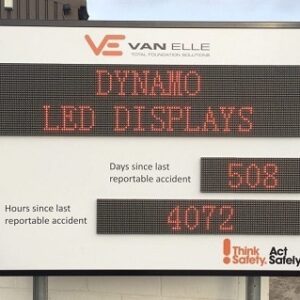 LED Health and Safety Signs - Days Since Last Accident