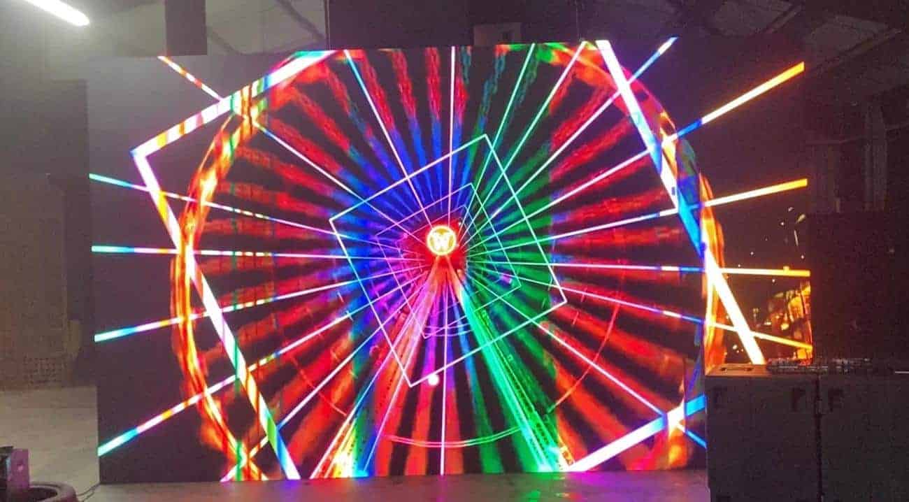 led screen hire music video