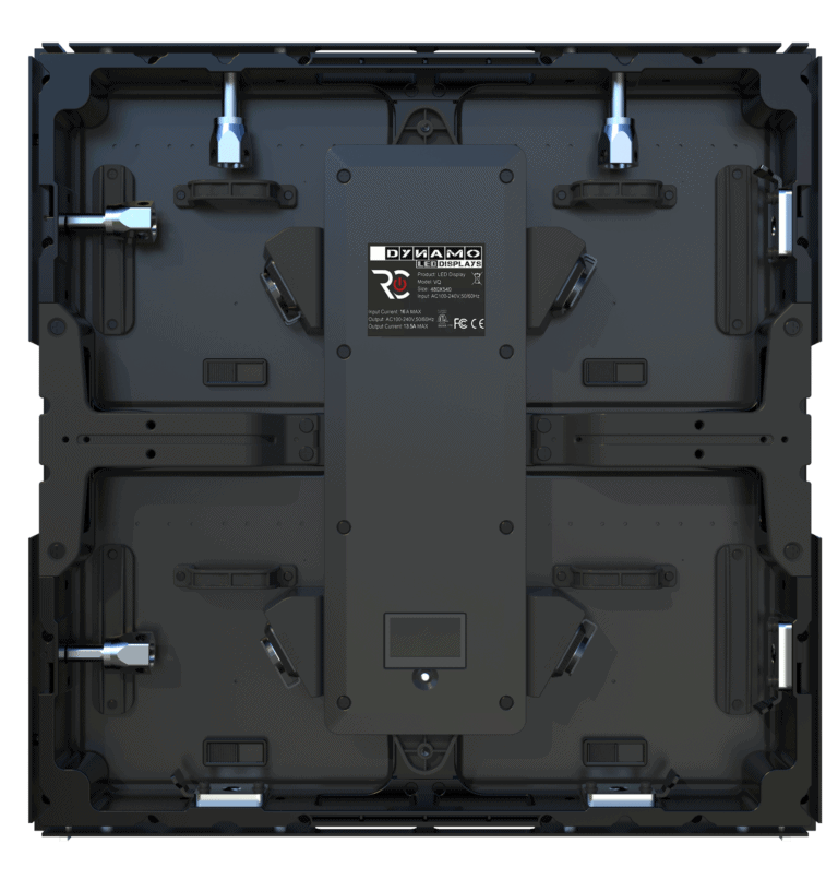 DEX LED Display cabinet marketing image from rear