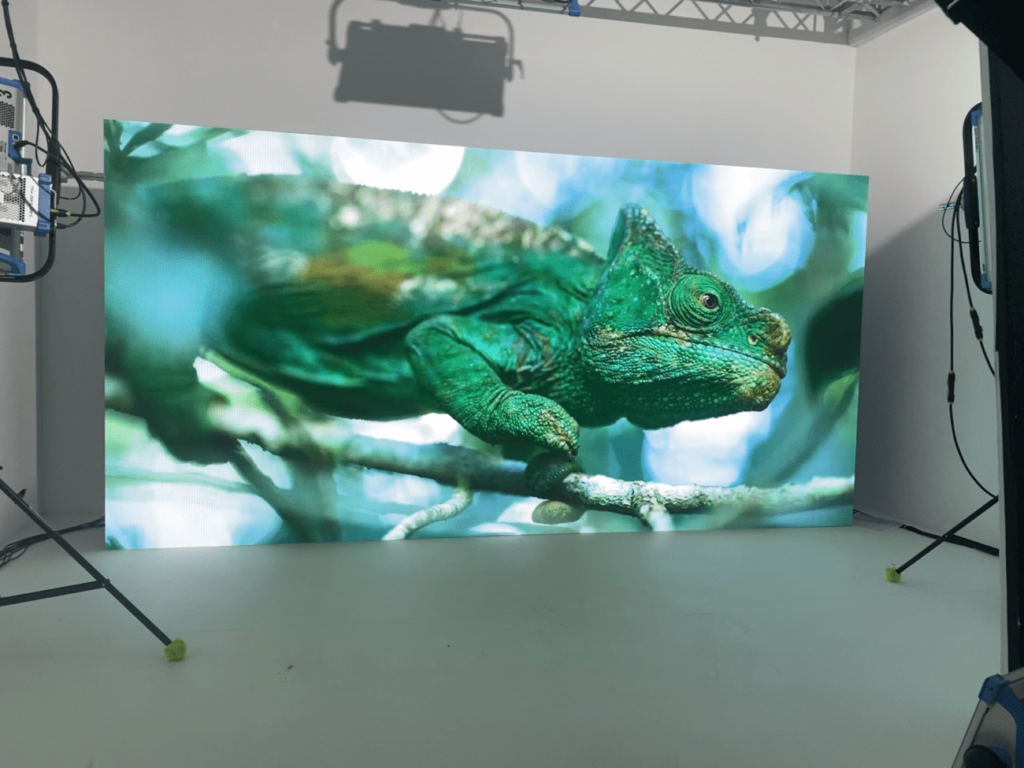Asos LED Screen backdrop shoot