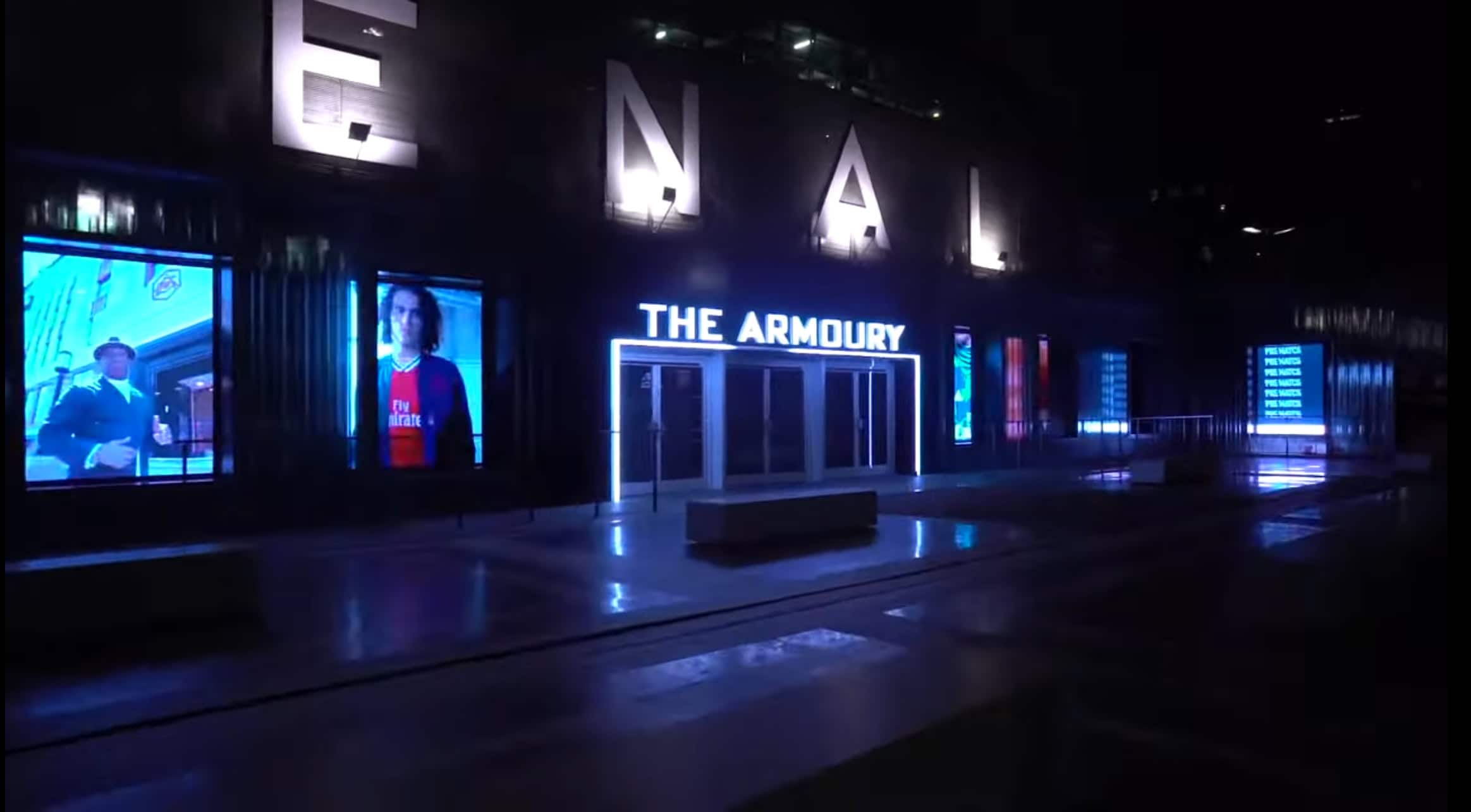 Window advertising with LED screens