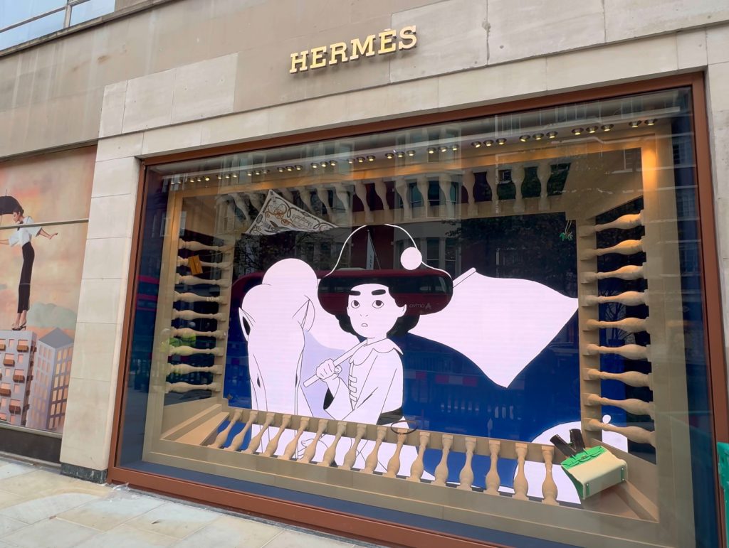 Hermes festive windows 2024