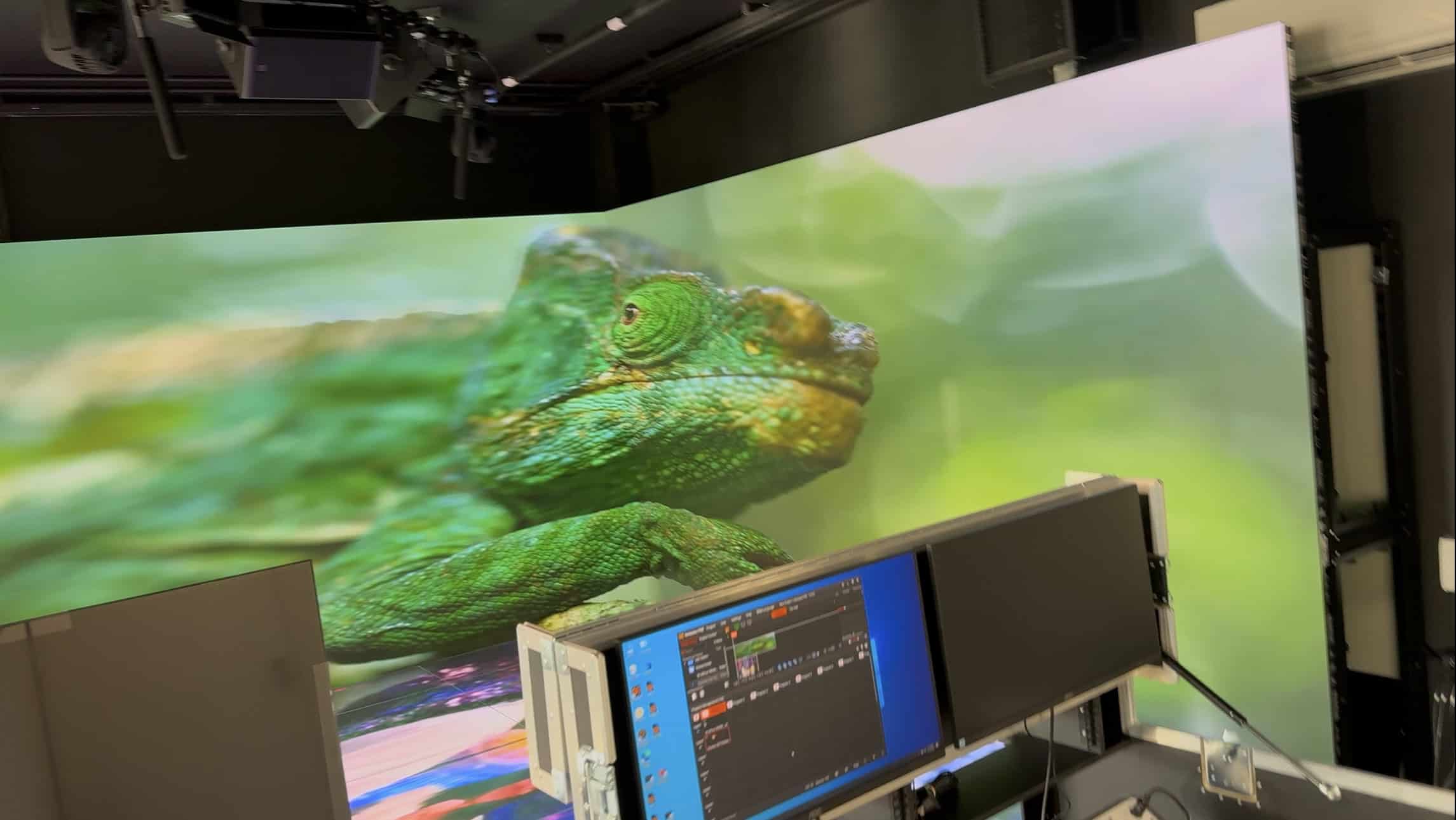 LED virtual studio