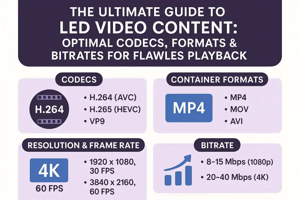 Best Practices for creating LED display video content