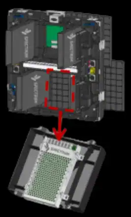 Removed The Power Supply Mounting Plate