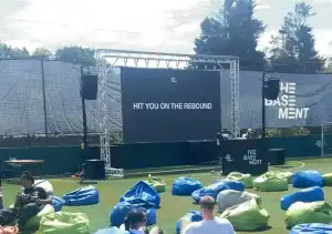 Outdoor Led Display For A Football Screening