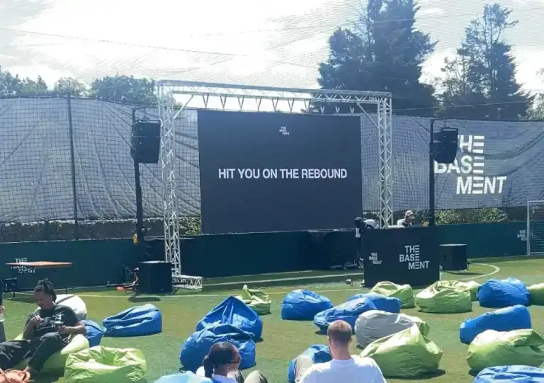 Outdoor Led Display For A Football Screening