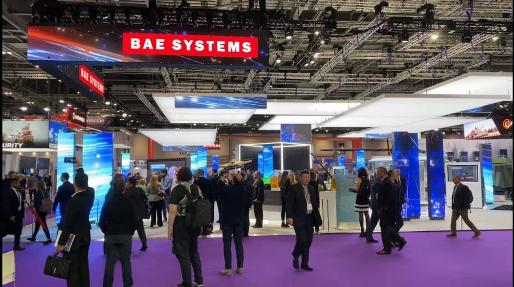 Bae Systems LED display hire by Dynamo LED Displays