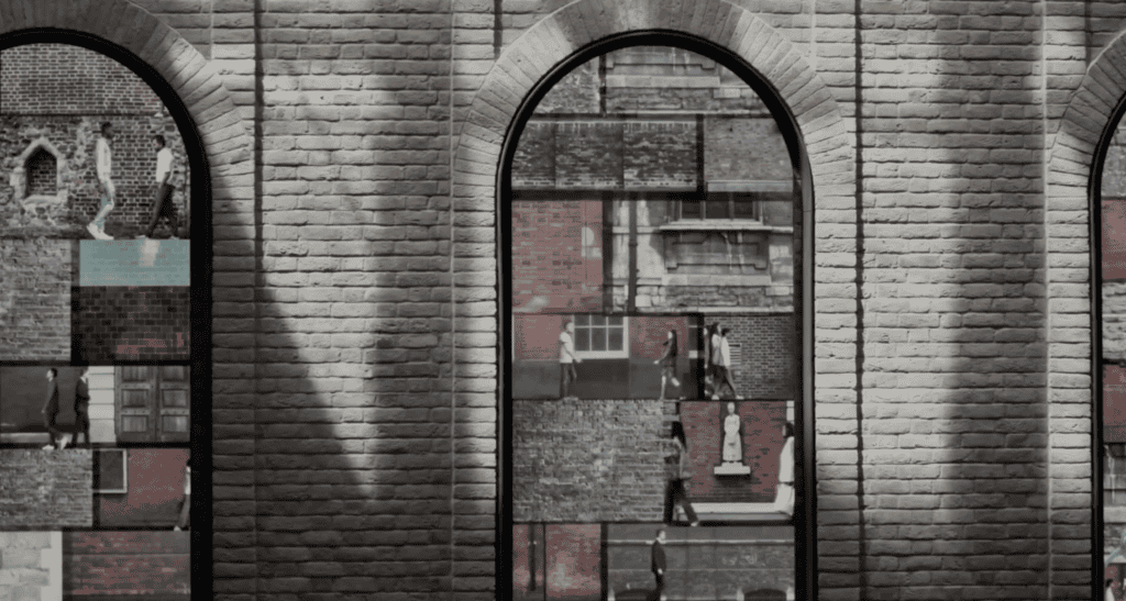 Close-up of fine‑pitch LED surface showing pixel structure and protective finish.