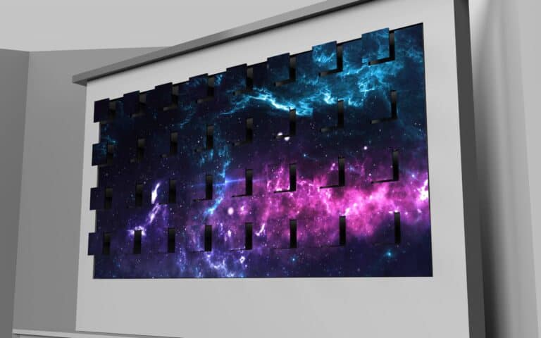 Kinetic Led Display Wall Moving Panels 1