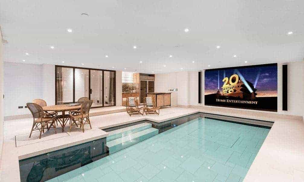 Where treatment works when the front wall becomes LED โ led wall room acoustics โ p1.92mm poolside led wall installation at