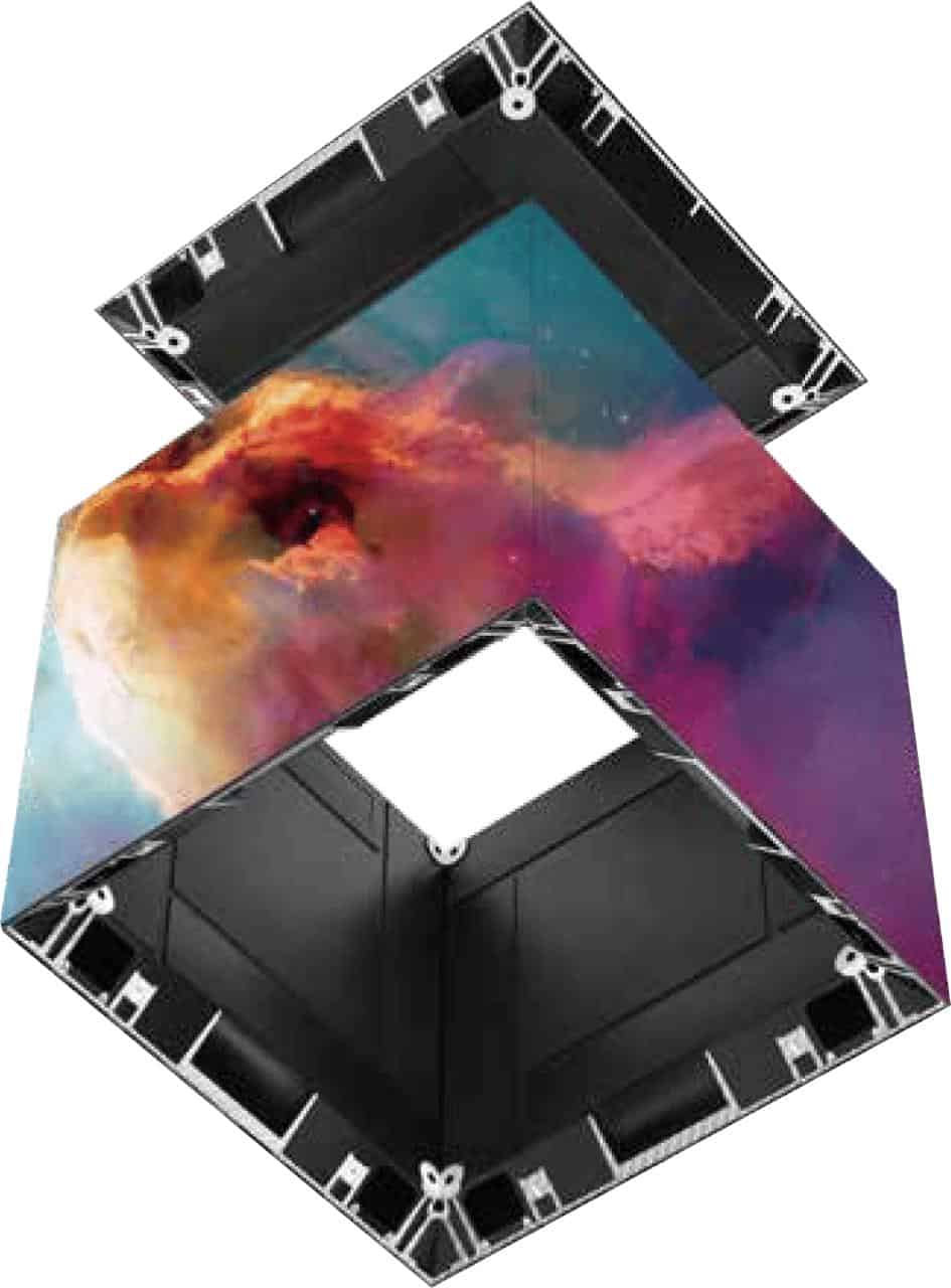 Dynamo DX series LED cabinet used to build a video wall